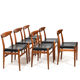 Lot de 6 chaises Hans J. Wegner W2 C.M.Madsen années 1950