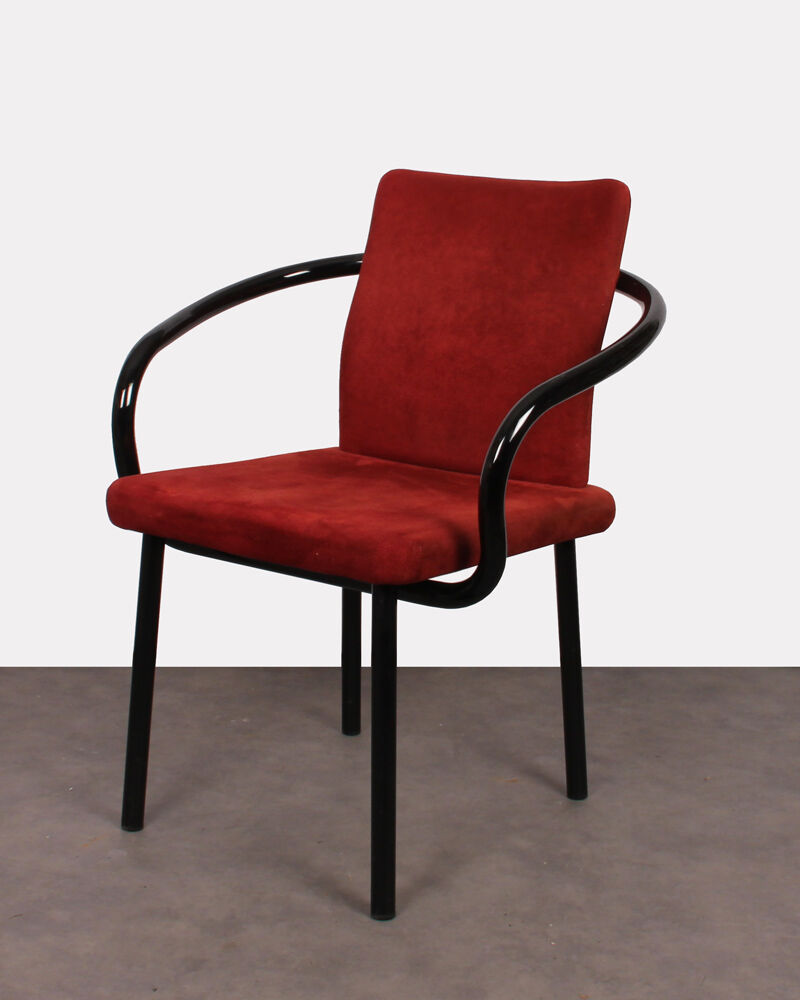 Set of 8 Mandarin chairs by Ettore Sottsass edited by Knoll