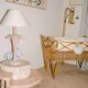Rattan baby bed