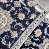 Tapis d'Orient Iran Naïn Laine Et Soie : 0.77 X 2.94 Mètres