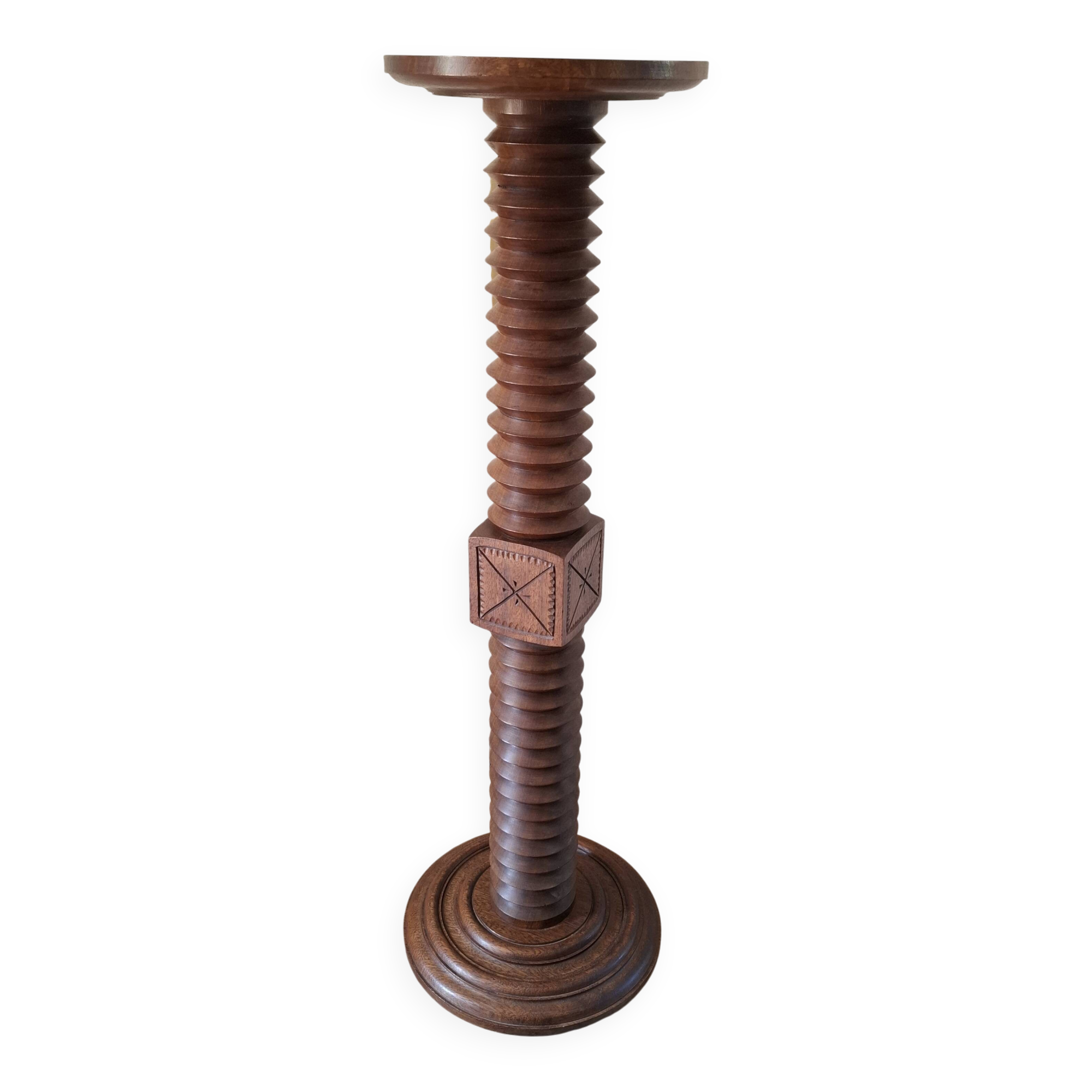 Large press screw column