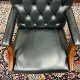 English President Chair Black Office chair black