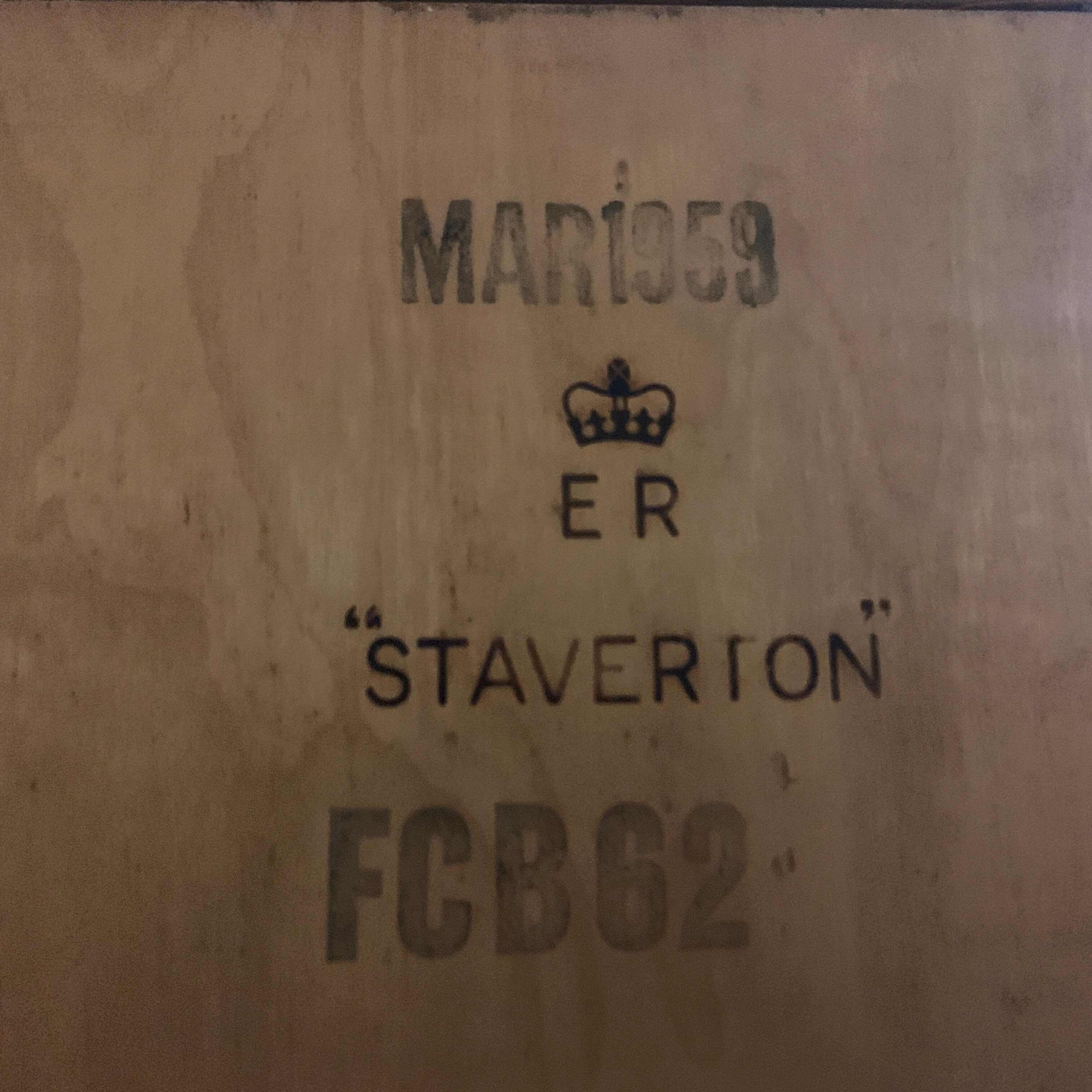 Vintage 1950s staverton bookcase