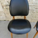 Paire de chaises Baumann, modèle Pégase