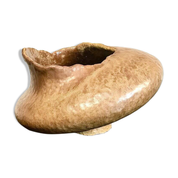Vase en céramique d'art sculptural par Atelier Sorembe, Allemagne 1970
