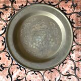 Wrought iron plant holder table from the 1950s