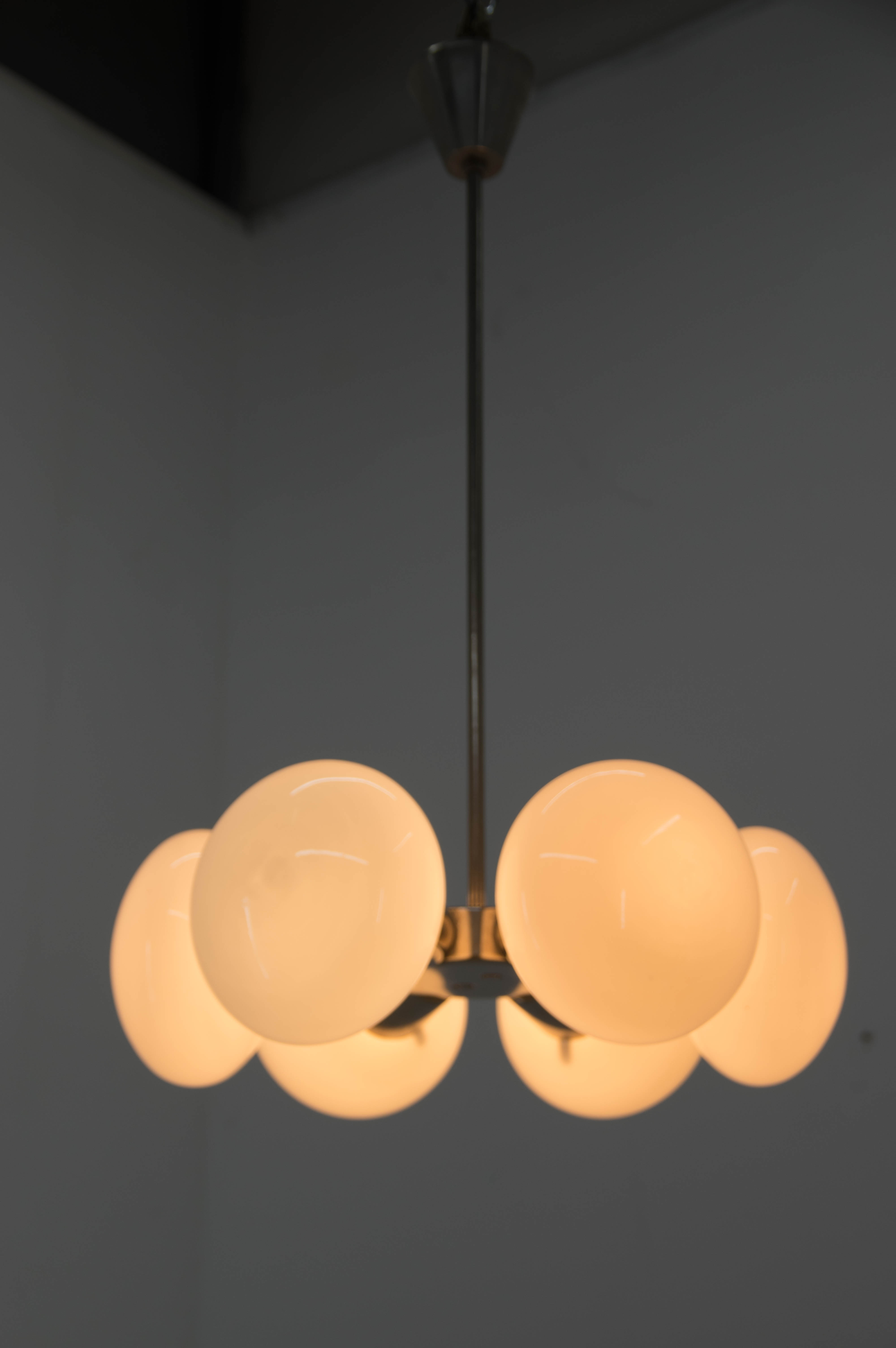 Space Age Chandelier Sputnik by Kamenicky Senov, 1970s