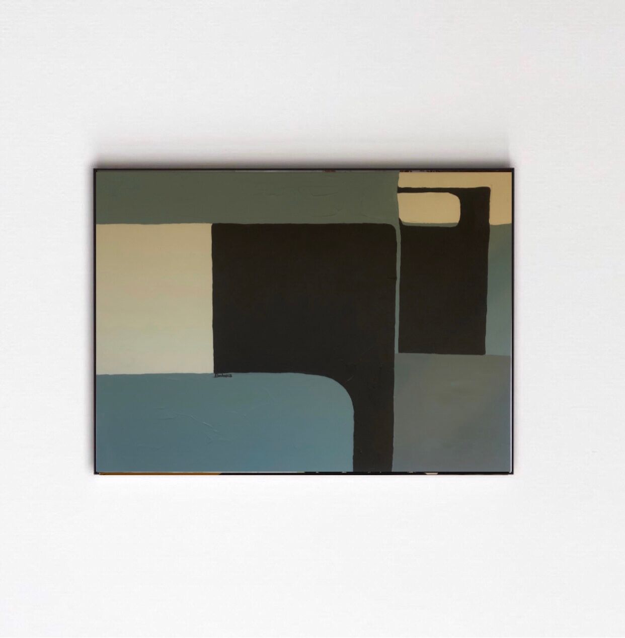 Abstract green table