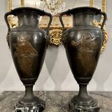 Pair of antique vases from the 19th century