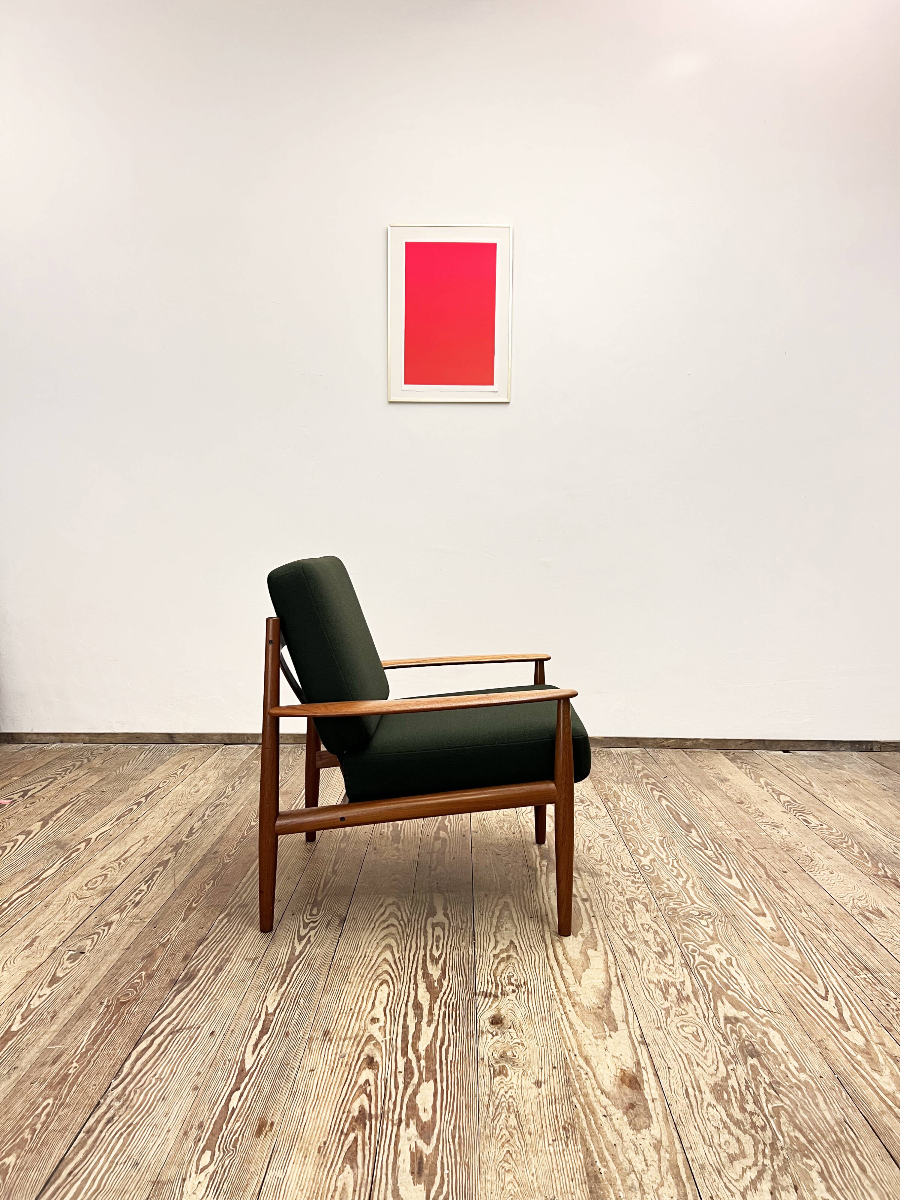 Mid-Century Modern Lounge Armchair in Teak by Grete Jalk for France and Son, 1950s