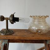 Vintage glass wall lamp