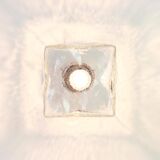 Large frosted glass wall lamp by Murano, designed by Kalmar Cube, Austria, 1960s.