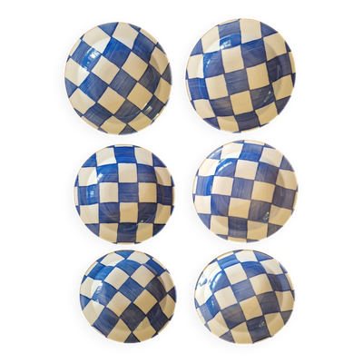 6 assiettes creuses Habitat modèle Monaco