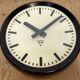 Industrial Bakelite Factory Wall Clock from Pragotron, 1960s