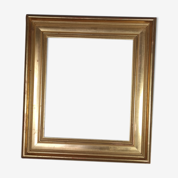 Frame hollow edges gold leaf 47,5x43 leaf 35,5x30,7 cm