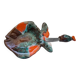 Beurrier et couteau "poisson" Vallauris
