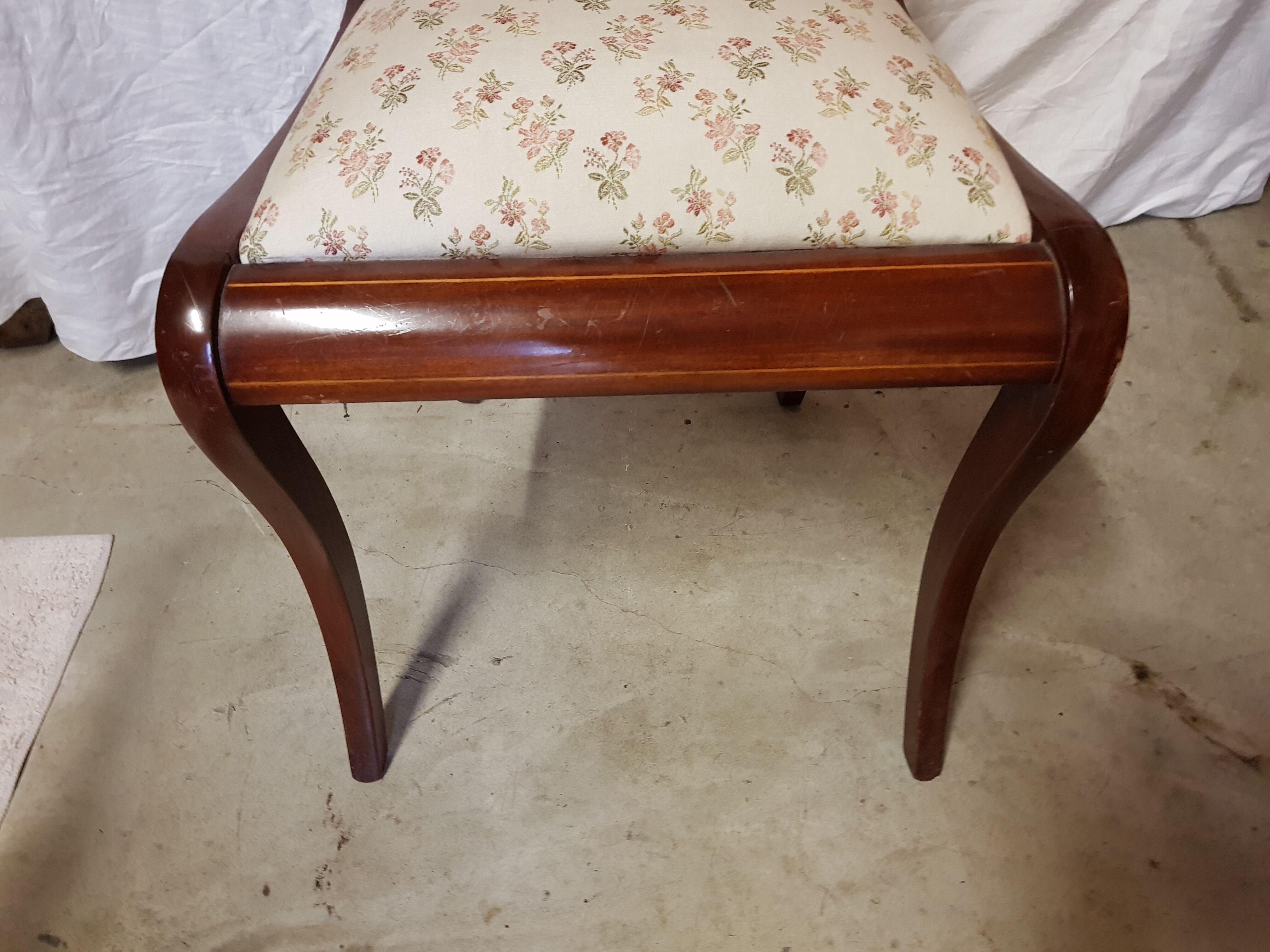 Mahogany empire chairs