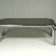 Large Coffee Table from Tubular Steel and Smoked Glass, 1980s.