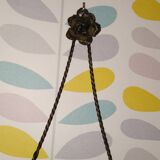 Mirror bevelled iron decorated roses 42x61cm