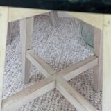 Wooden stool and formica