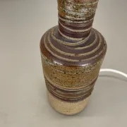 31 cm High Ceramic Table Lamp Base, 'Studio Pottery', by Tue Poulsen, Ceramic Denmark, 1970