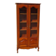 Shallow cherry wood showcase, Louis XV style