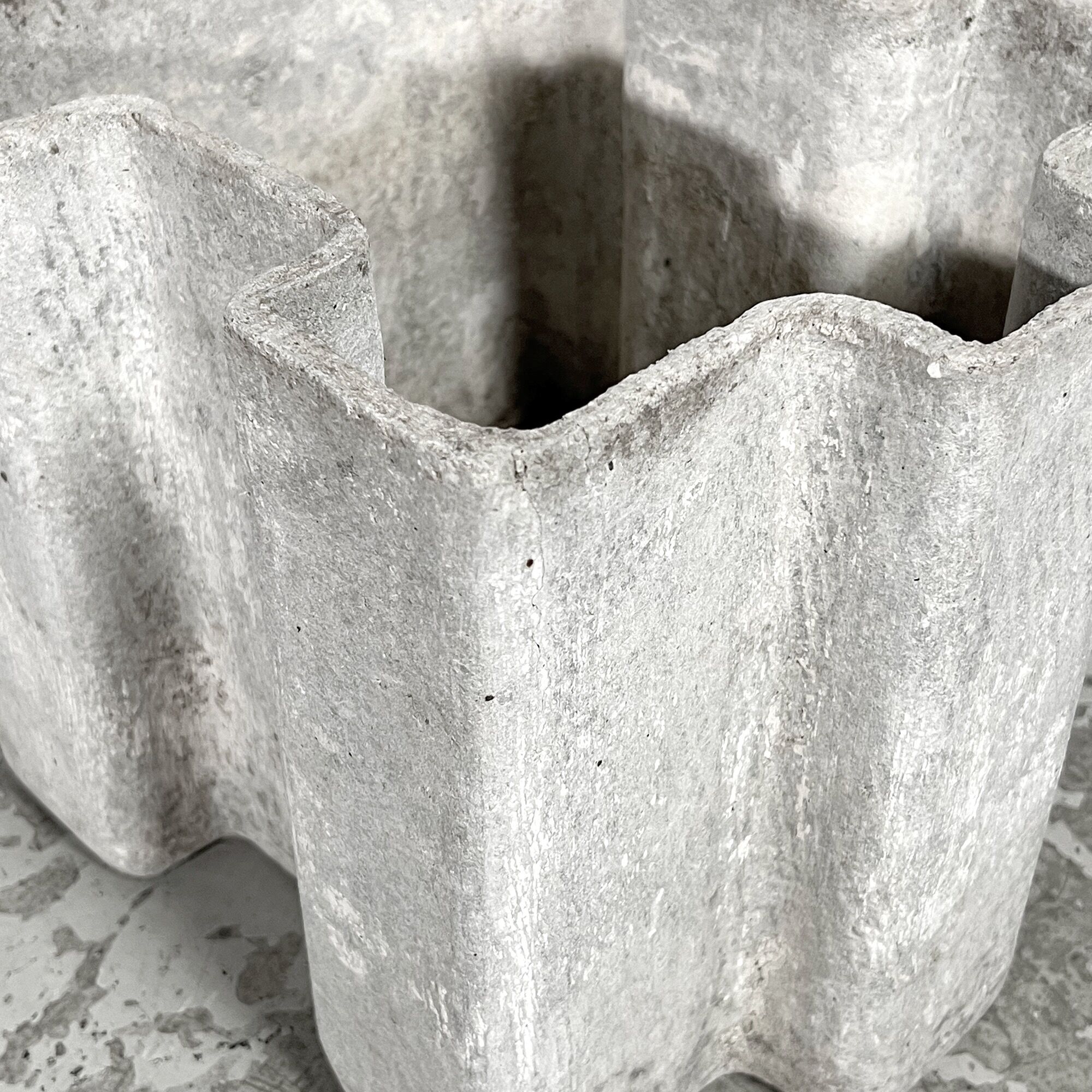 Set of 4 puzzle planters Switzerland 1950s