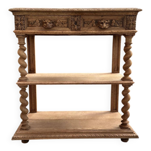 console en chêne Fin