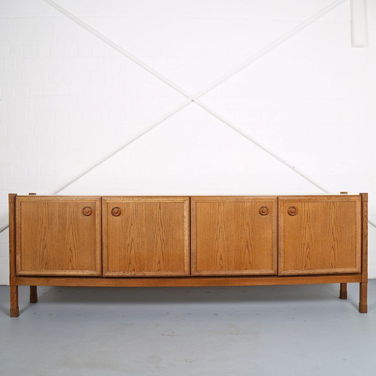 Vintage 60's German oak sideboard