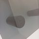 Vintage Italian square marble and glass coffee table from the 70s