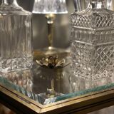 Glass whiskey decanter 1970