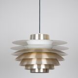 Lampe suspendue vintage danoise Verona par Svend Middelboe, Lyfa, 1962