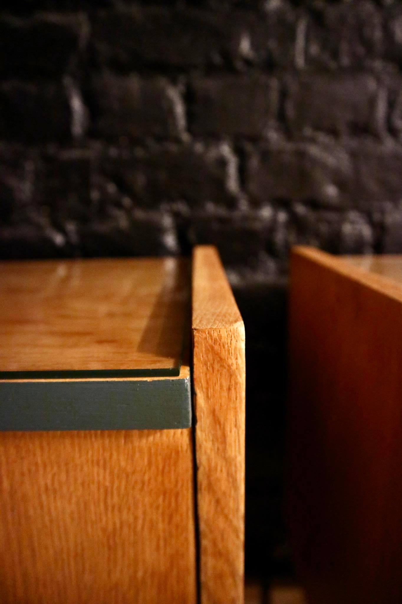 Pair of vintage bedsides