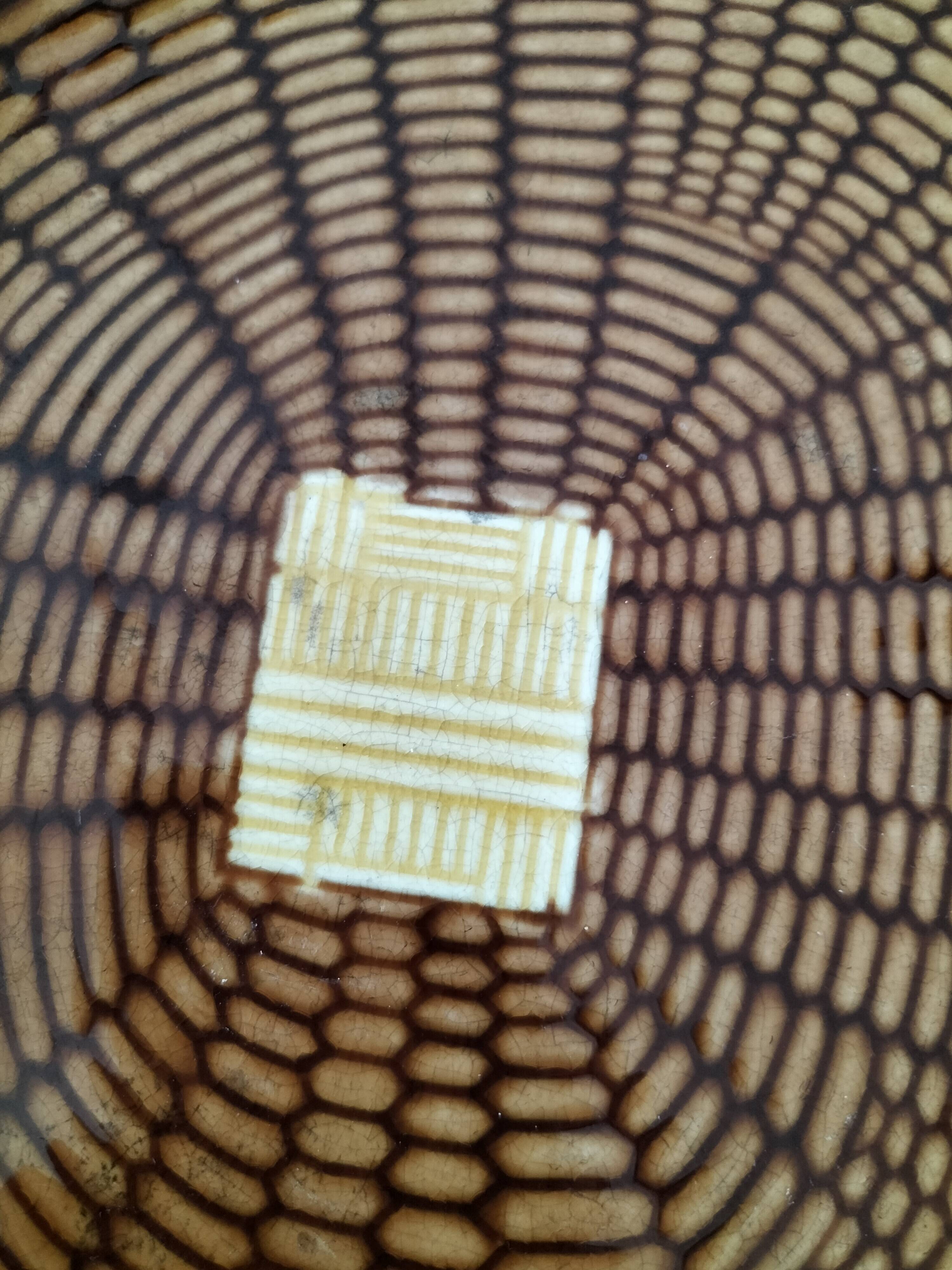 Old Sarreguemines smoking tray – rare model