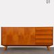 Wooden sideboard by Jiroutek for Interier Praha, U-460, 1960