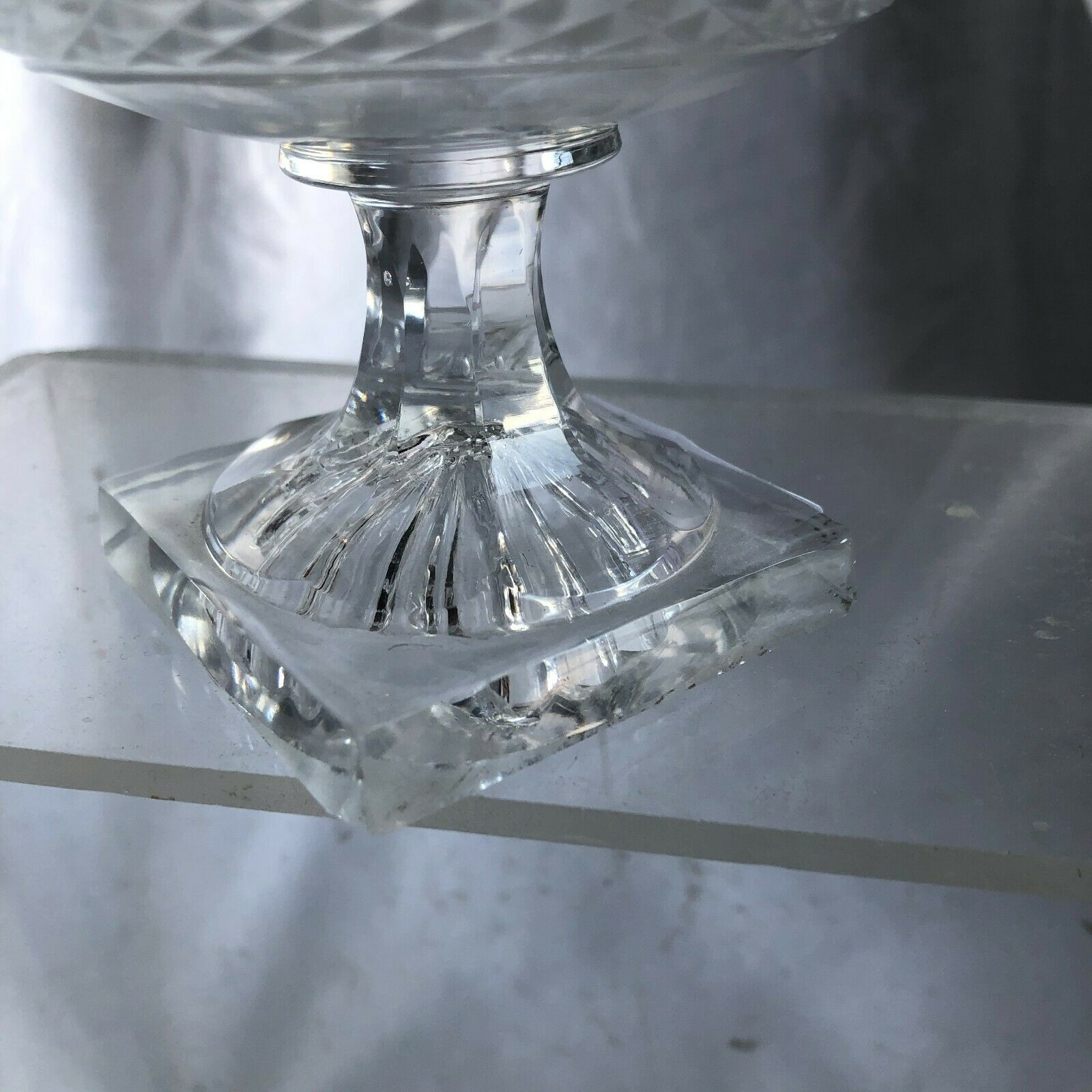 Coupe vide poche en cristal 19ème siècle