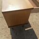 Set of 2 bedside tables Scandinavian style 1960 50 light wood