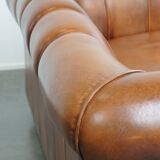 Sheepskin Leather 2.5-Seater Sofa