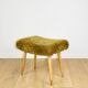 Edmund Homa stool high seat khaki / olive - golded beech legs