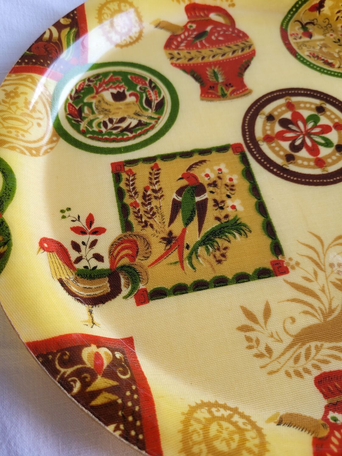 Yellow toptop with fiberglass patterns