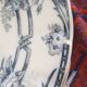 Set de 3 assiettes anciennes motifs bleus modèle Céres