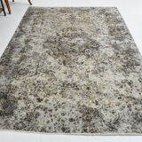 7x9 old antique anatolian turkish rug 289x206cm