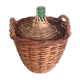 Vintage dressing Wicker bottle