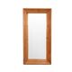 Grand miroir en pin vintage