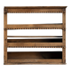 Rustic art populaire wall-mounted shelf, France, 19th century