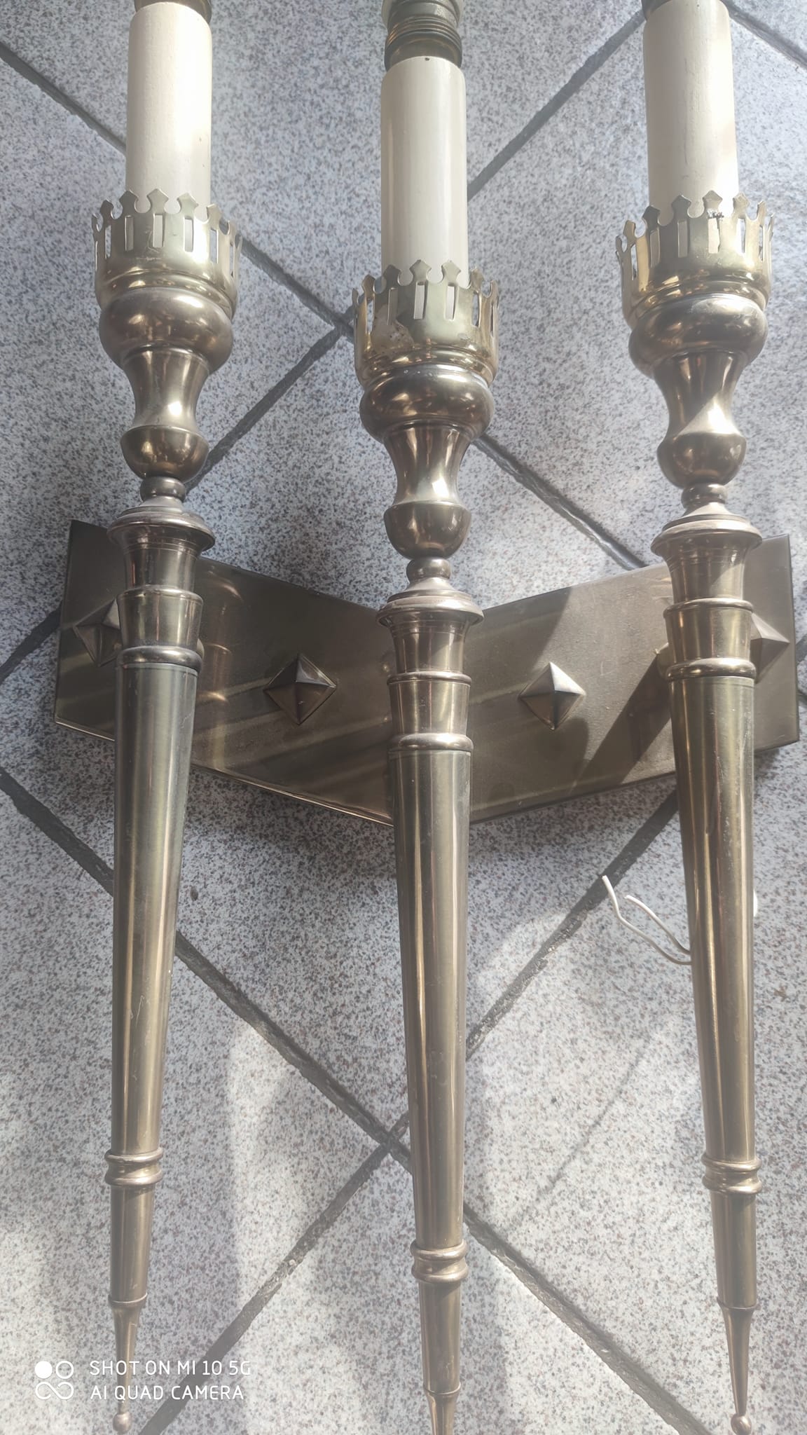 Pair of wall lights circa 1960