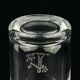 Orrefors engraved crystal bud vase, Sweden, 1950s-1960s