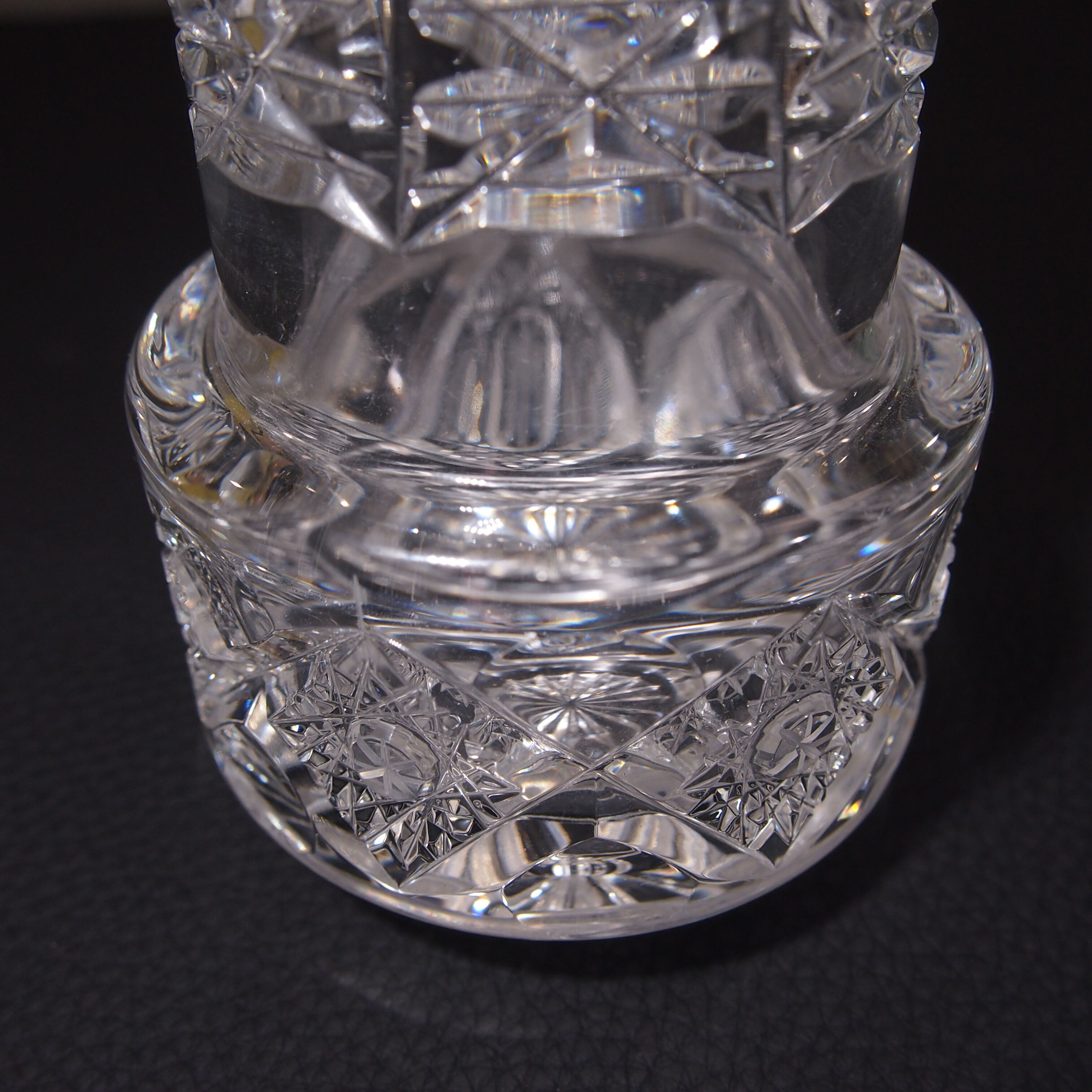 Saint Louis cut crystal soliflore vase