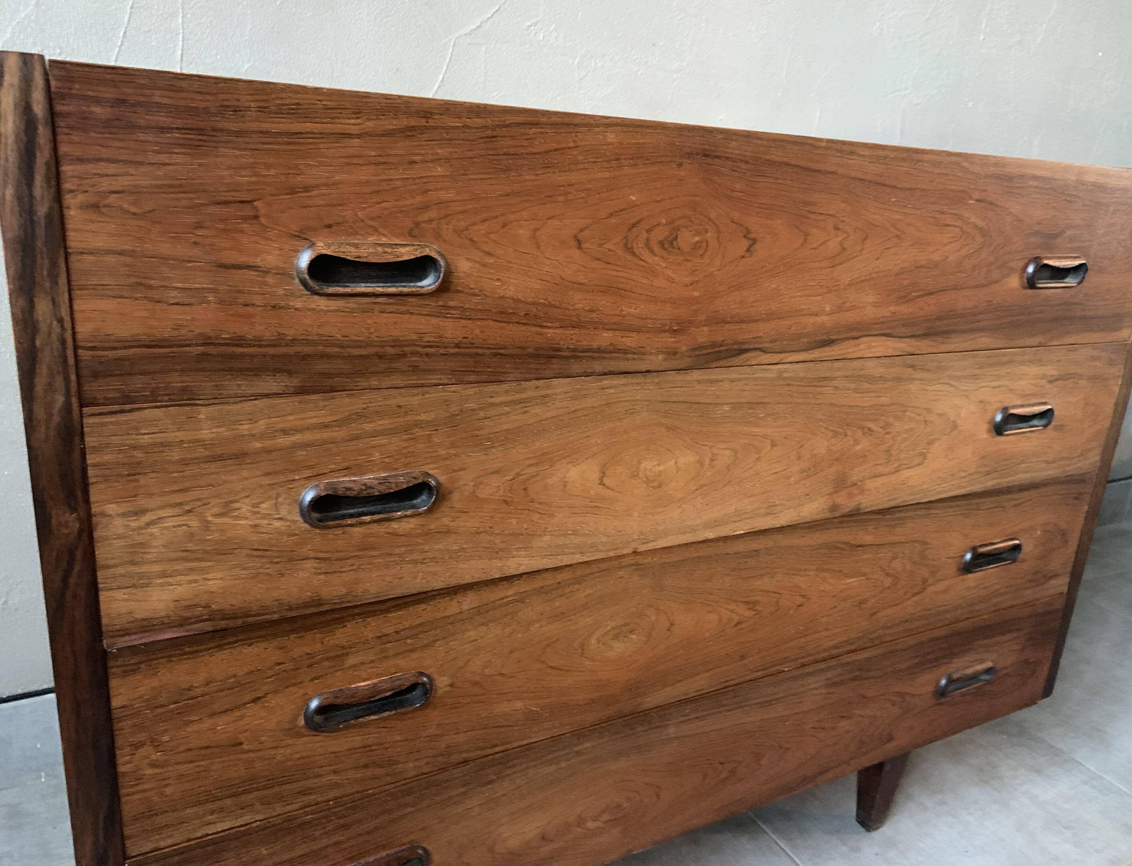Vintage Scandinavian dressing table/dresser from the 60s in rosewood