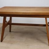 Table de repas de René Gabriel en chêne, 1950